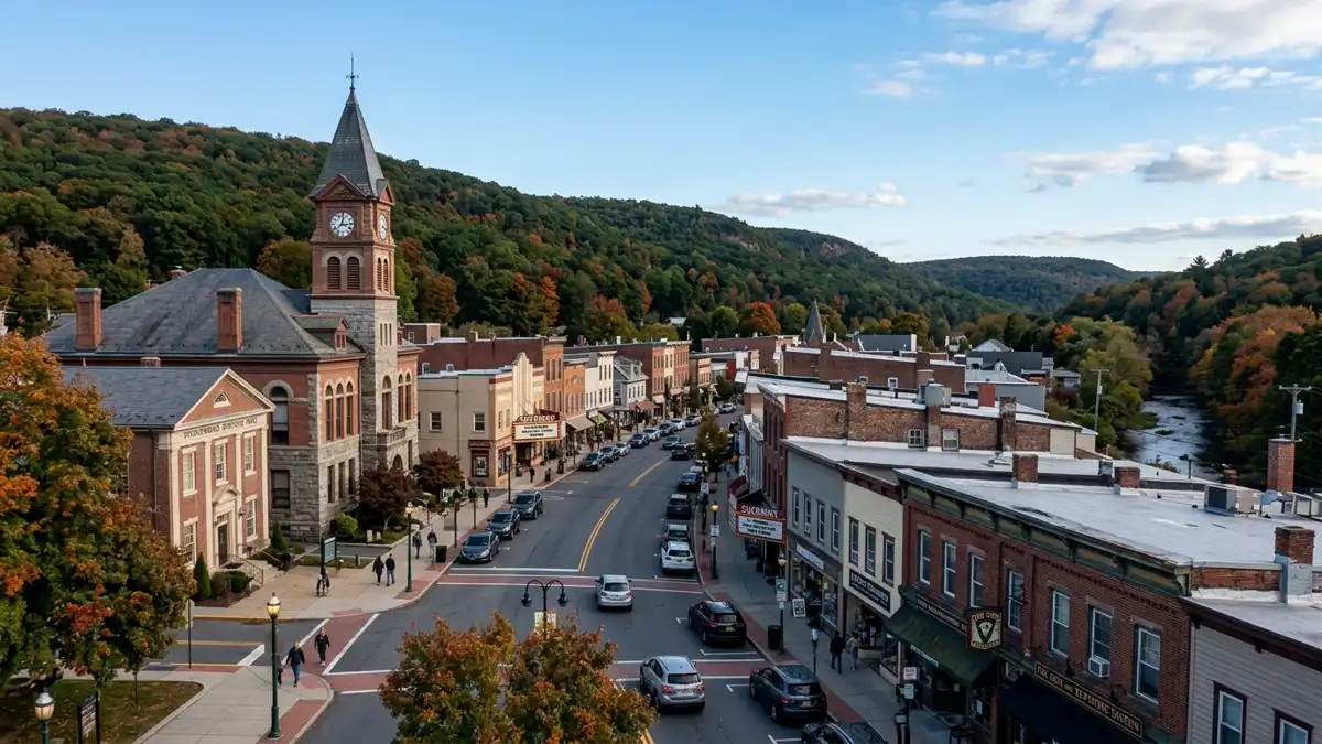 Public restroom locations mapped in Stroudsburg, Pennsylvania — 1 facilities across zip codes 18360