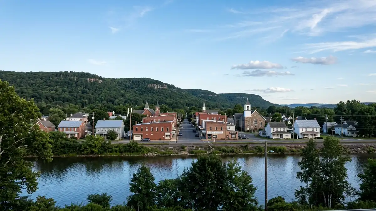 Public restroom locations mapped in Upper Augusta Township, Pennsylvania — 16 facilities across zip codes 17857