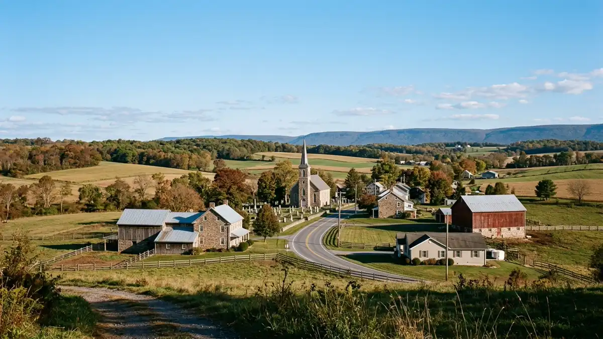Public restroom locations mapped in Upper Bern Township, Pennsylvania — 4 facilities across zip codes 19554