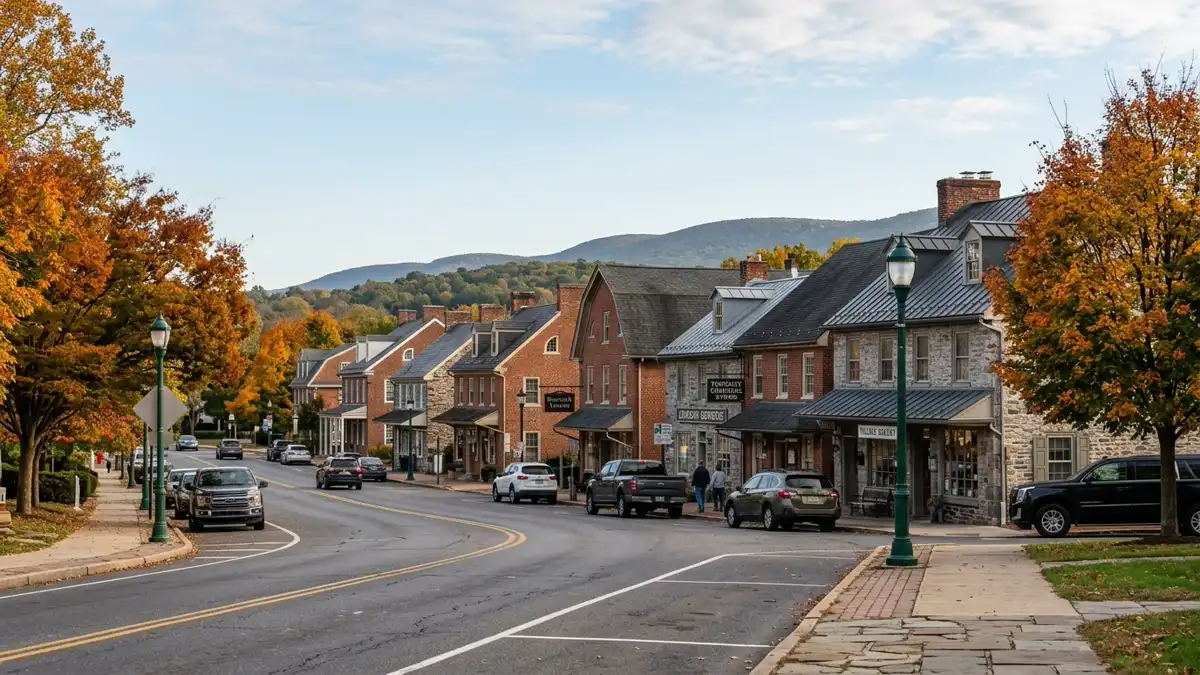 Public restroom locations mapped in Warwick Township, Pennsylvania — 11 facilities across zip codes 17543, 18929, 19470