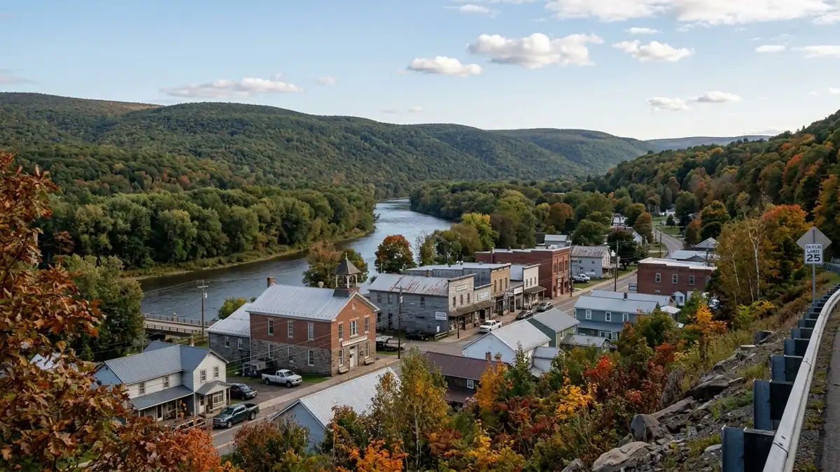 Public restroom locations mapped in West Branch Township, Pennsylvania — 11 facilities across the city