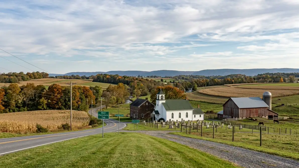 Public restroom locations mapped in West Pennsboro Township, Pennsylvania — 3 facilities across zip codes 17013, 17081