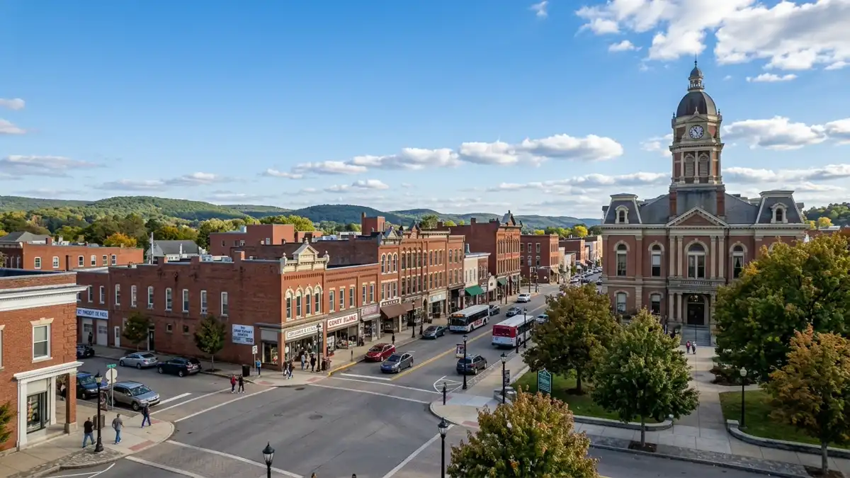 Public restroom locations mapped in White Township, Pennsylvania — 19 facilities across zip codes 16640