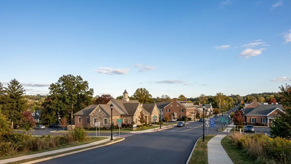 Public restroom locations mapped in Whitpain Township, Pennsylvania — 5 facilities across zip codes 19002, 19422