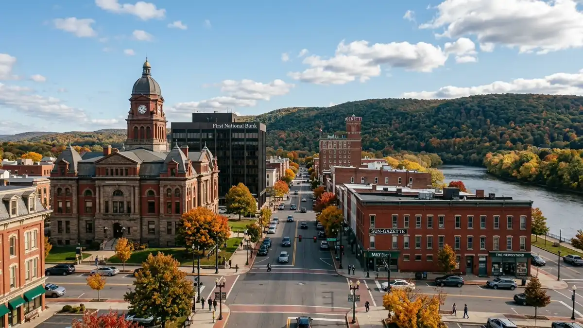 Public restroom locations mapped in Williamsport, Pennsylvania — 6 facilities across zip codes 17702