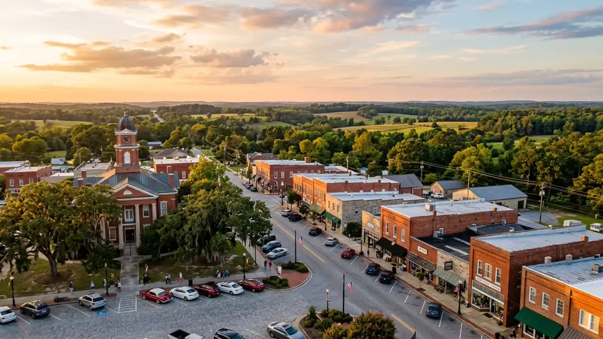 Public restroom locations mapped in Abbeville County, South Carolina — 1 facility across zip codes 29628