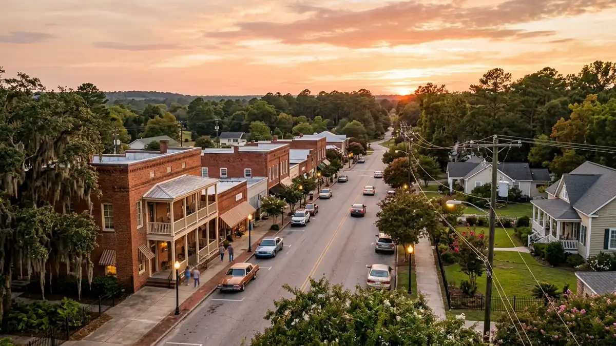 Public restroom locations mapped in Barnwell, South Carolina — 4 facilities across zip codes 29812