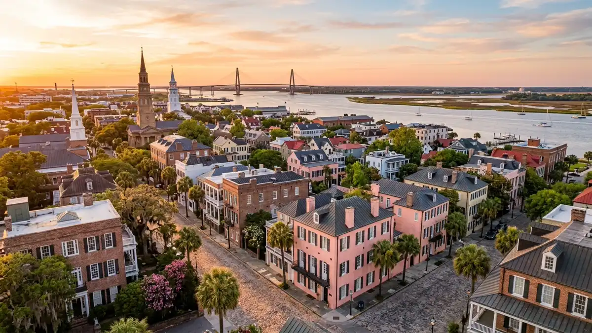 Public restroom locations mapped in Charleston County, South Carolina — 3 facilities across zip codes 29414, 29487