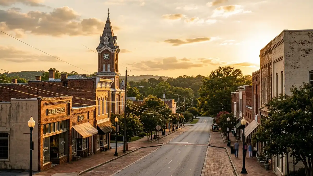 Public restroom locations mapped in Chester County, South Carolina — 8 facilities across zip codes 29724