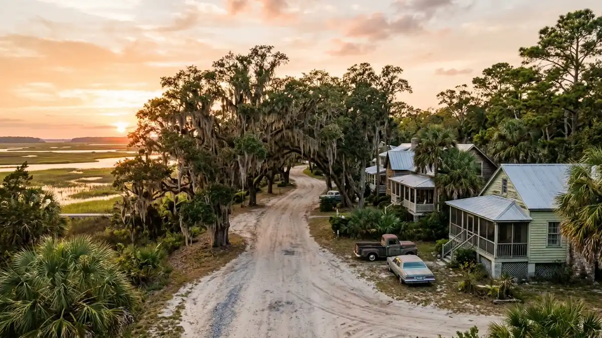 Public restroom locations mapped in Edisto Island, South Carolina — 2 facilities across zip codes 29438