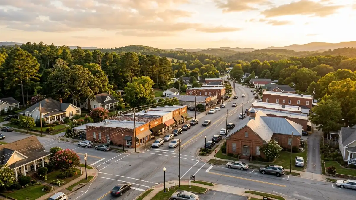 Public restroom locations mapped in Gantt, South Carolina — 5 facilities across zip codes 29605