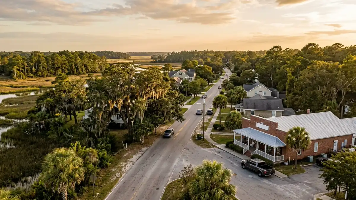 Public restroom locations mapped in Goose Creek, South Carolina — 22 facilities across zip codes 29445