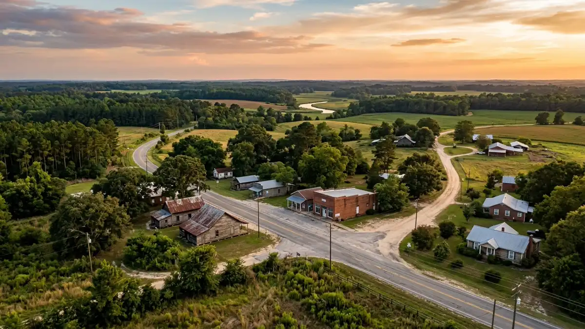 Public restroom locations mapped in Hamer, South Carolina — 1 facility across zip codes 29547