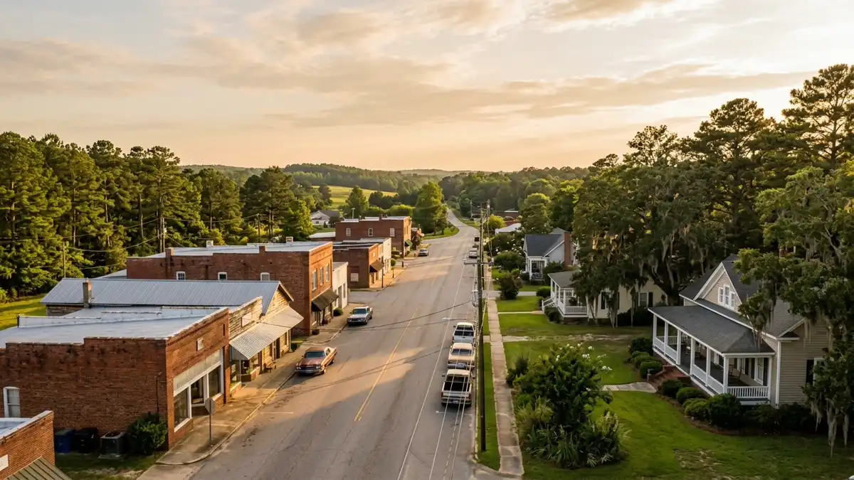Public restroom locations mapped in Hamlet South, South Carolina — 8 facilities across zip codes 29170