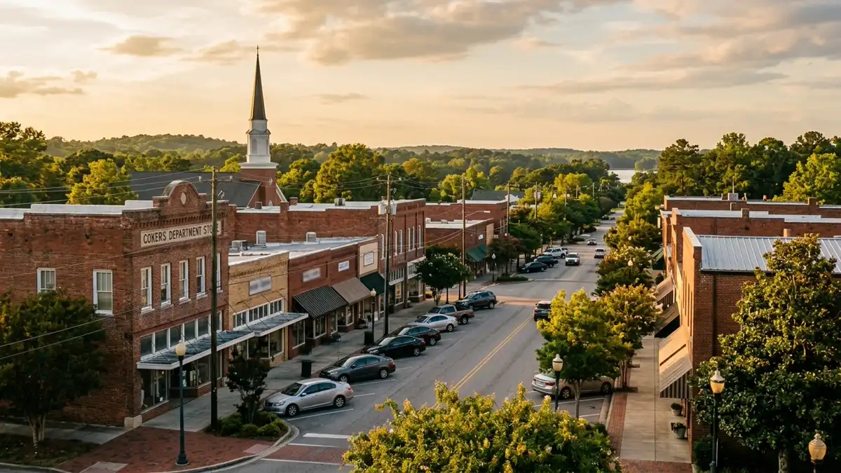 Public restroom locations mapped in Hartsville, South Carolina — 1 facility across zip codes 29550