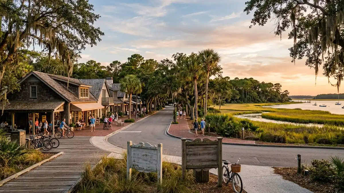 Public restroom locations mapped in Hilton Head Island, South Carolina — 66 facilities across zip codes 29915, 29926, 29928