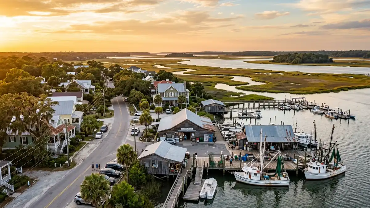 Public restroom locations mapped in Island View Landing, South Carolina — 1 facility across zip codes 29732
