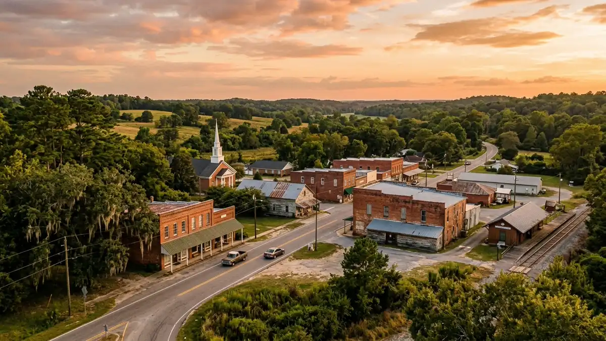 Public restroom locations mapped in Kershaw County, South Carolina — 4 facilities across zip codes 29020