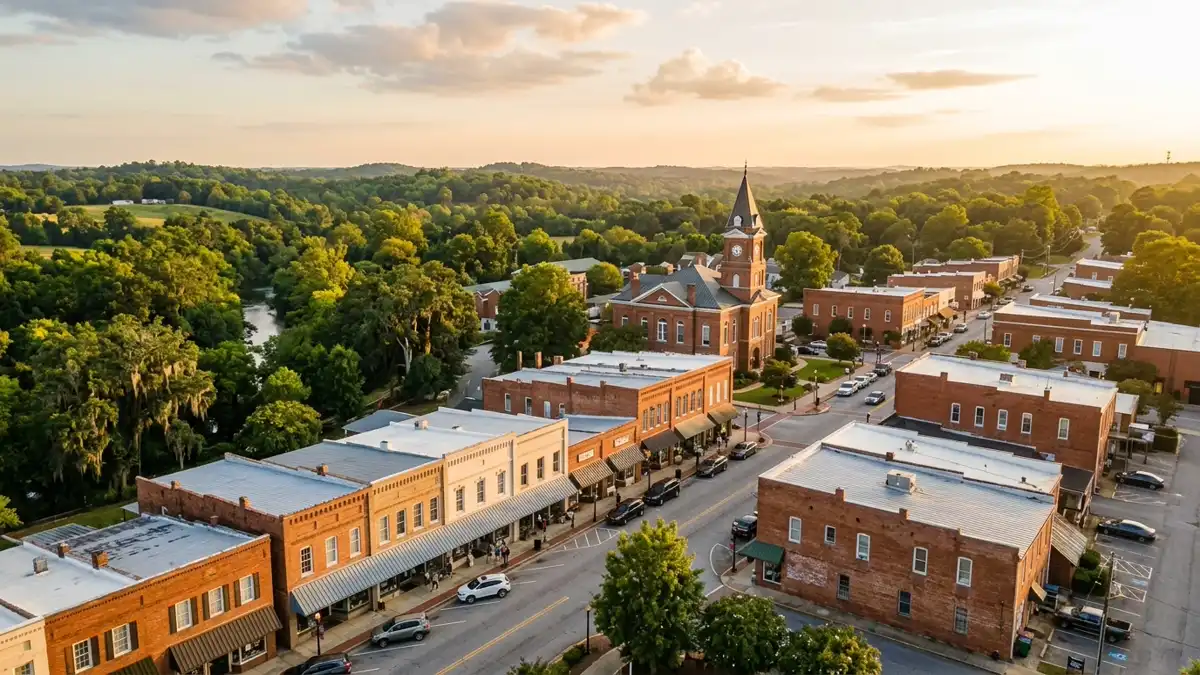 Public restroom locations mapped in Laurens, South Carolina — 1 facility across zip codes 29360
