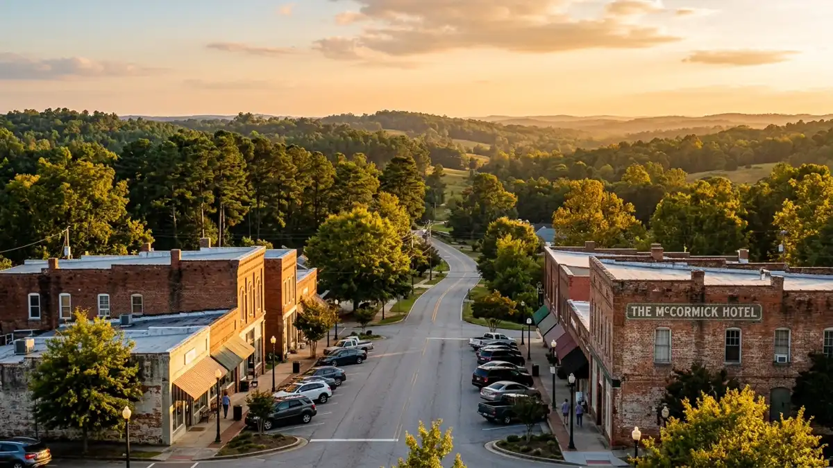 Public restroom locations mapped in Mccormick County, South Carolina — 17 facilities across zip codes 29838
