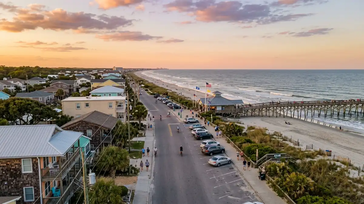 Public restroom locations mapped in Surfside Beach, South Carolina — 1 facility across zip codes 29515