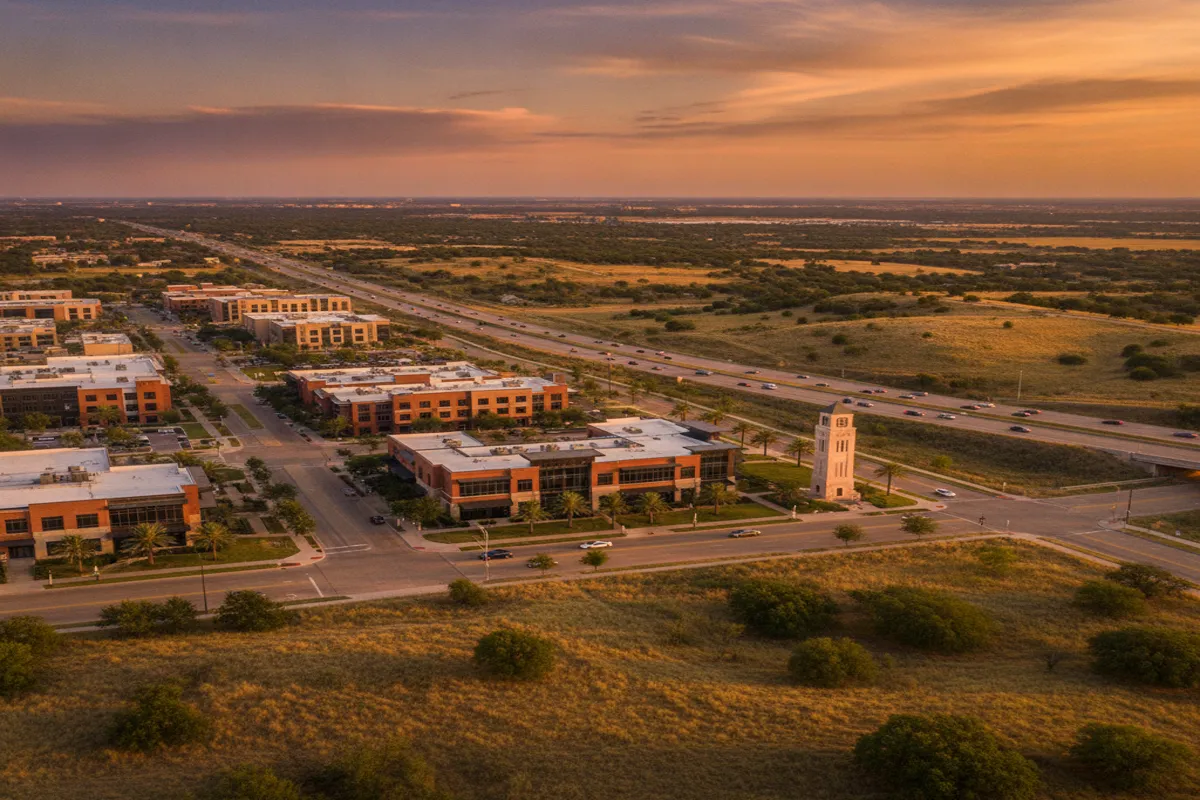 Public restroom locations mapped in Allen, Texas — 7 facilities across zip codes 75003, 75013