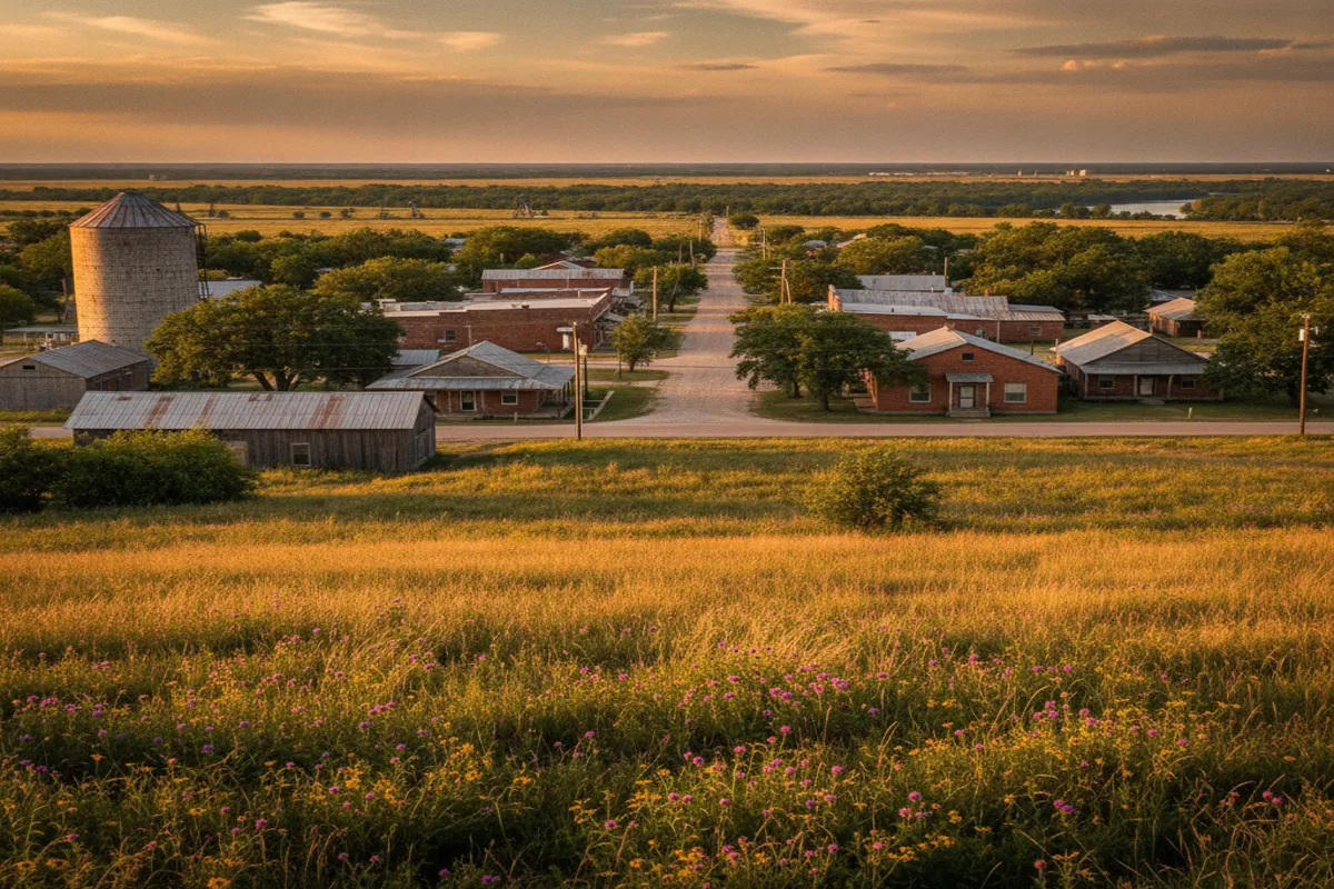 Public restroom locations mapped in Brookshire, Texas — 12 facilities across zip codes 77423