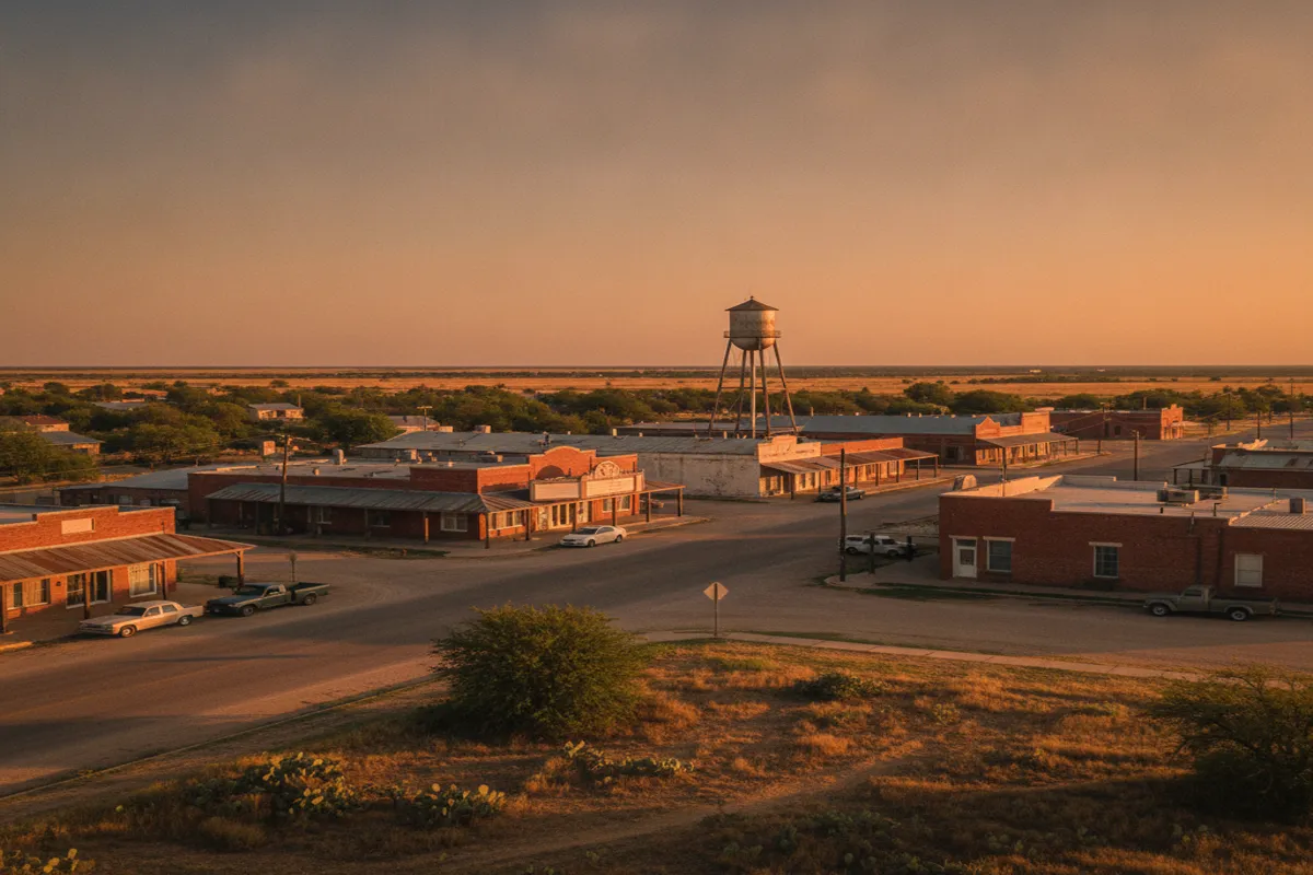 Public restroom locations mapped in Brownfield, Texas — 9 facilities across zip codes 79316