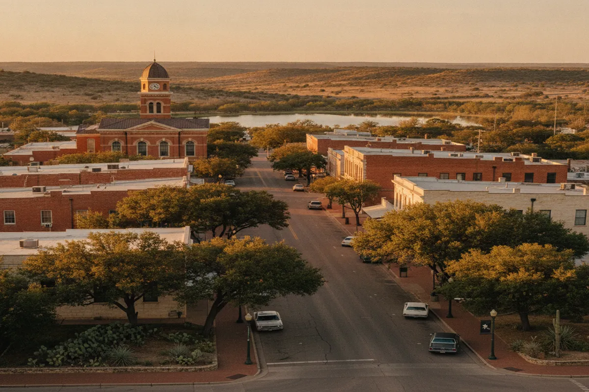 Public restroom locations mapped in Brownwood, Texas — 1 facility across zip codes 76801
