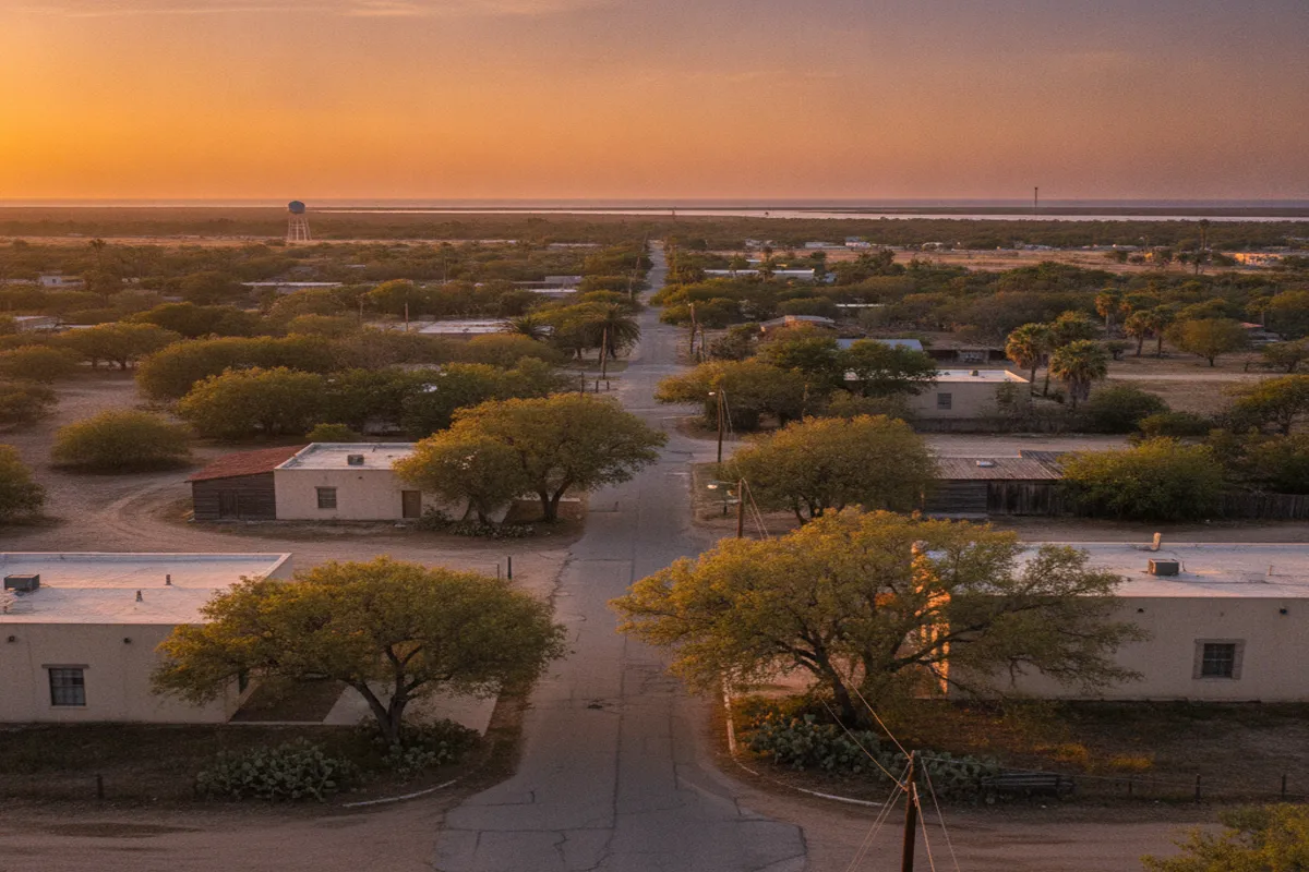Public restroom locations mapped in Cameron County, Texas — 2 facilities across the city