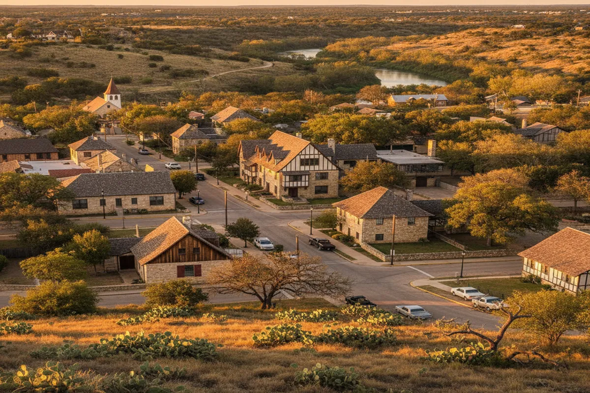 Public restroom locations mapped in Castroville, Texas — 12 facilities across zip codes 78009