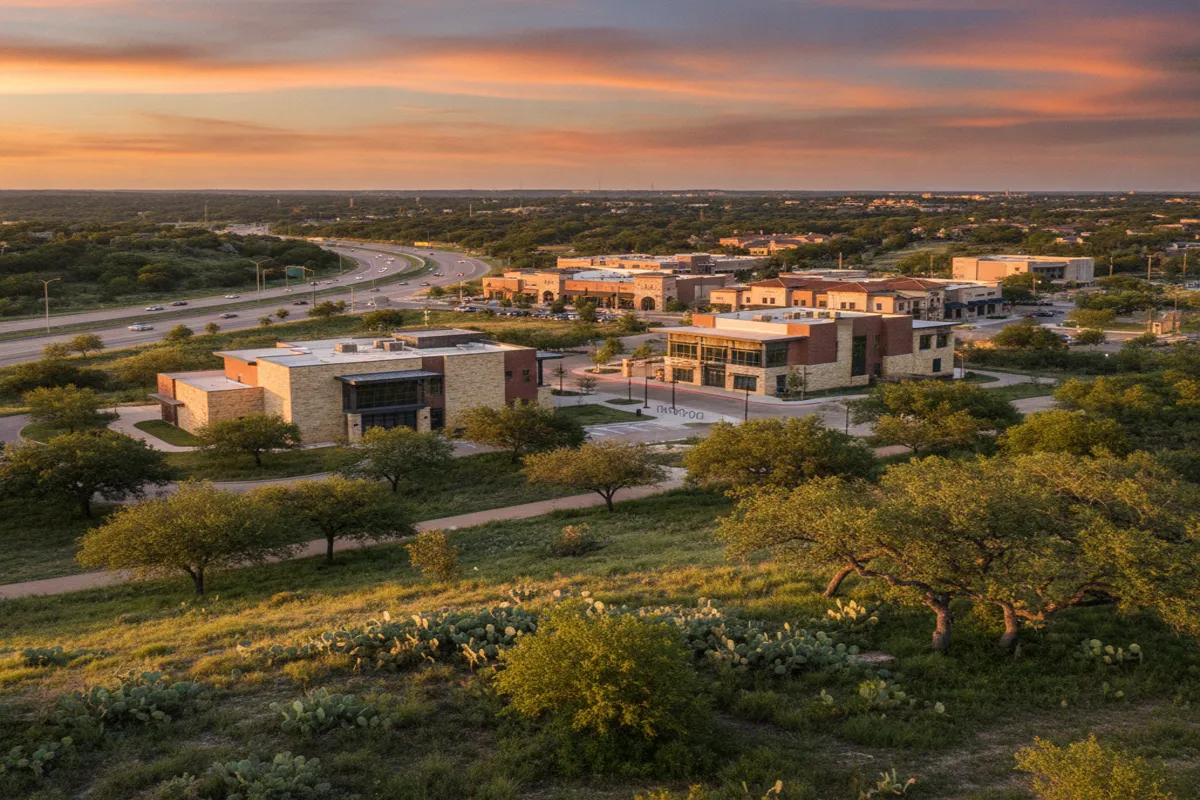 Public restroom locations mapped in Cedar Park, Texas — 57 facilities across zip codes 78613, 78641, 78713