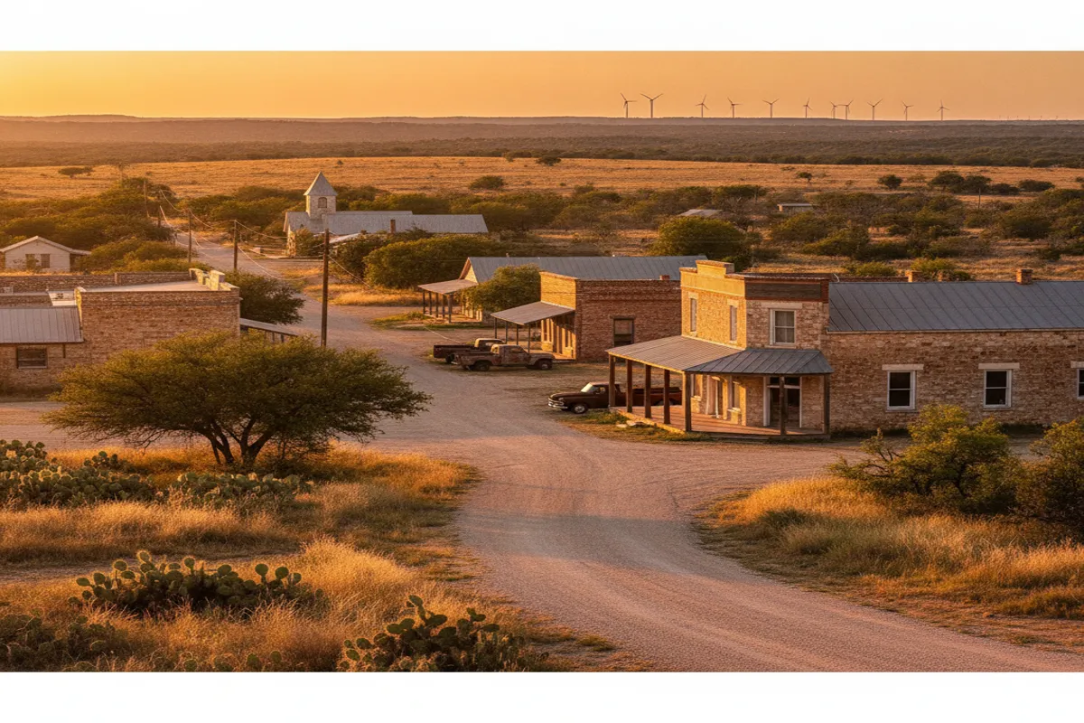 Public restroom locations mapped in Comanche County, Texas — 52 facilities across zip codes 76468