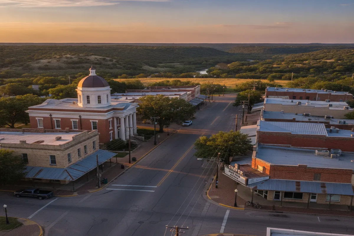 Public restroom locations mapped in Cooper, Texas — 4 facilities across zip codes 75432