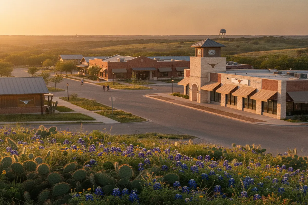 Public restroom locations mapped in Corinth, Texas — 14 facilities across zip codes 76210