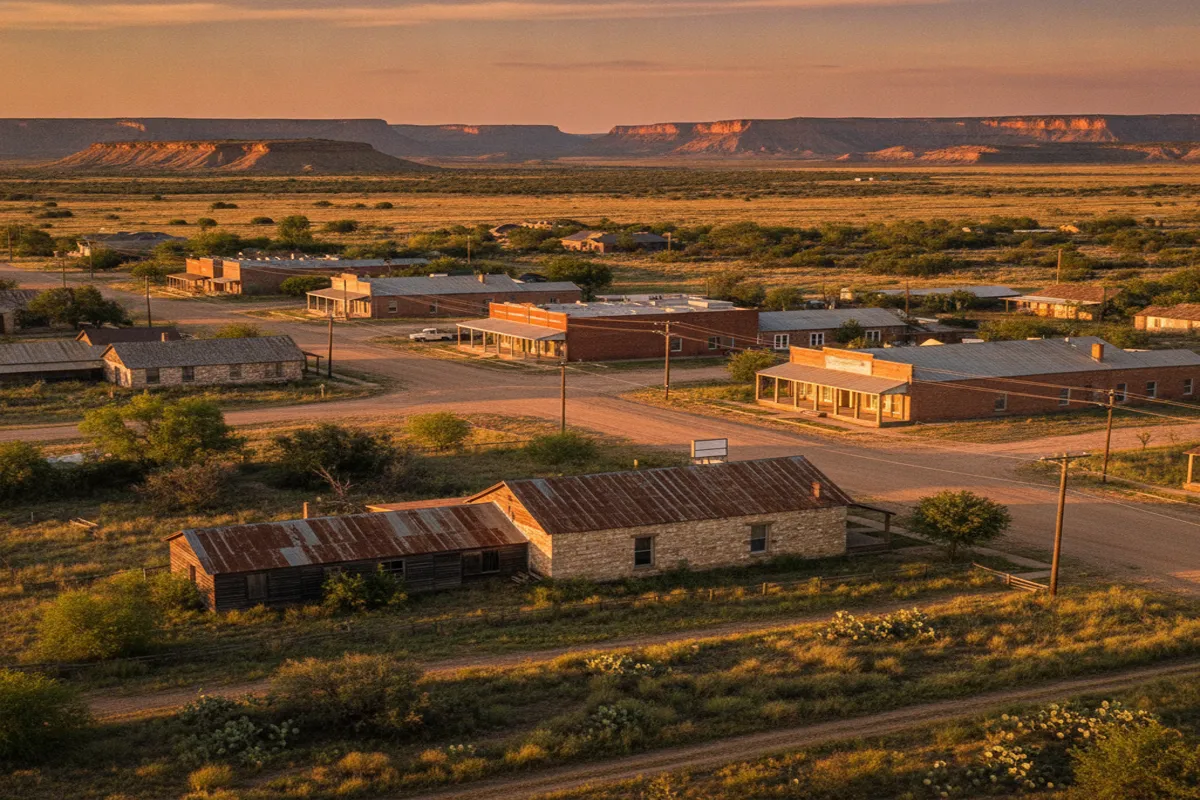 Public restroom locations mapped in Crosby County, Texas — 4 facilities across the city