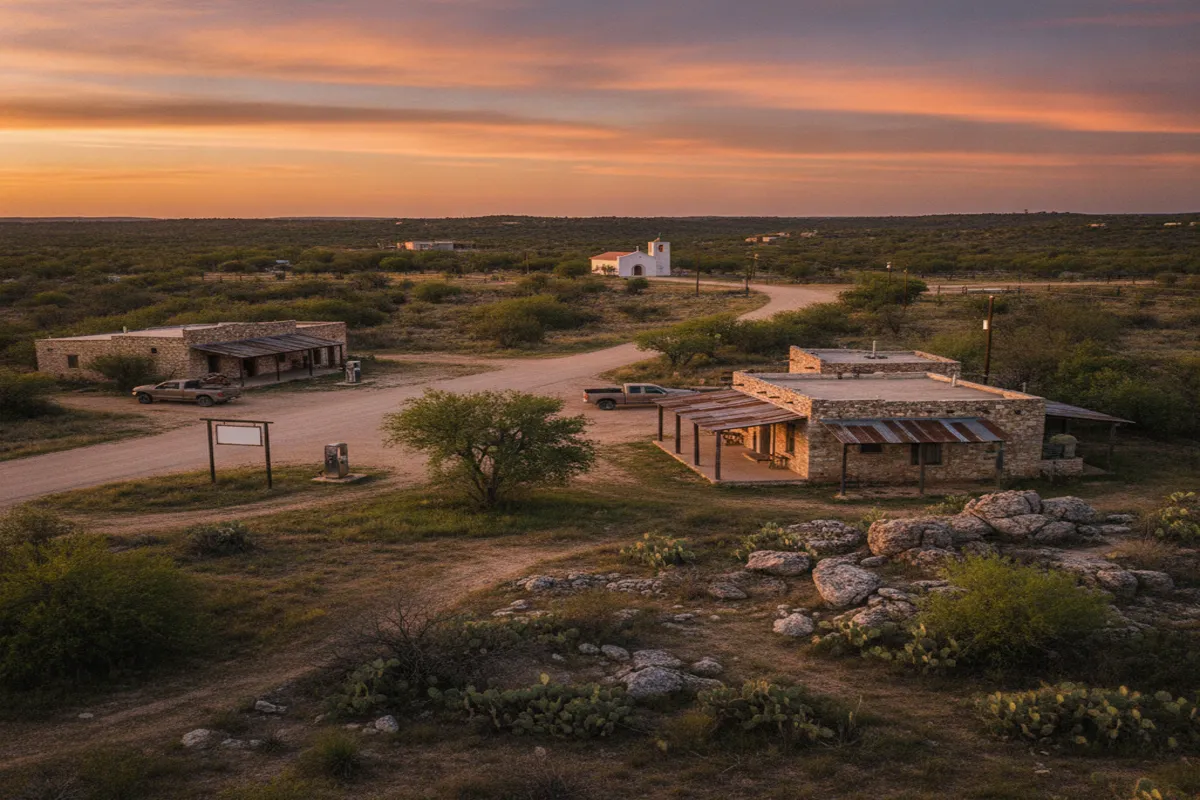 Public restroom locations mapped in Dimmit County, Texas — 2 facilities across the city