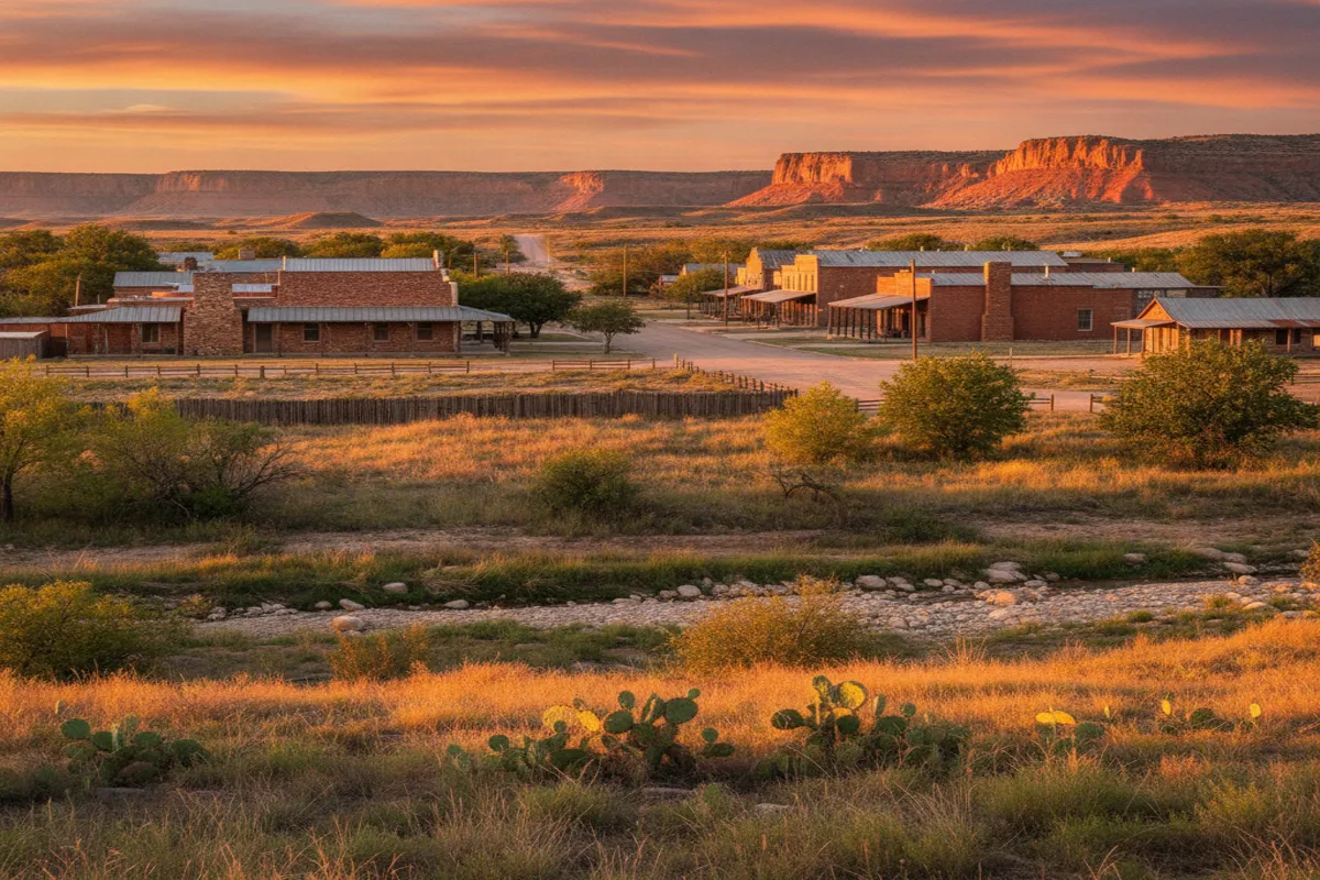 Public restroom locations mapped in Donley County, Texas — 3 facilities across the city