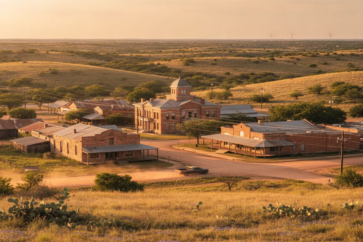 Public restroom locations mapped in Freestone County, Texas — 20 facilities across the city