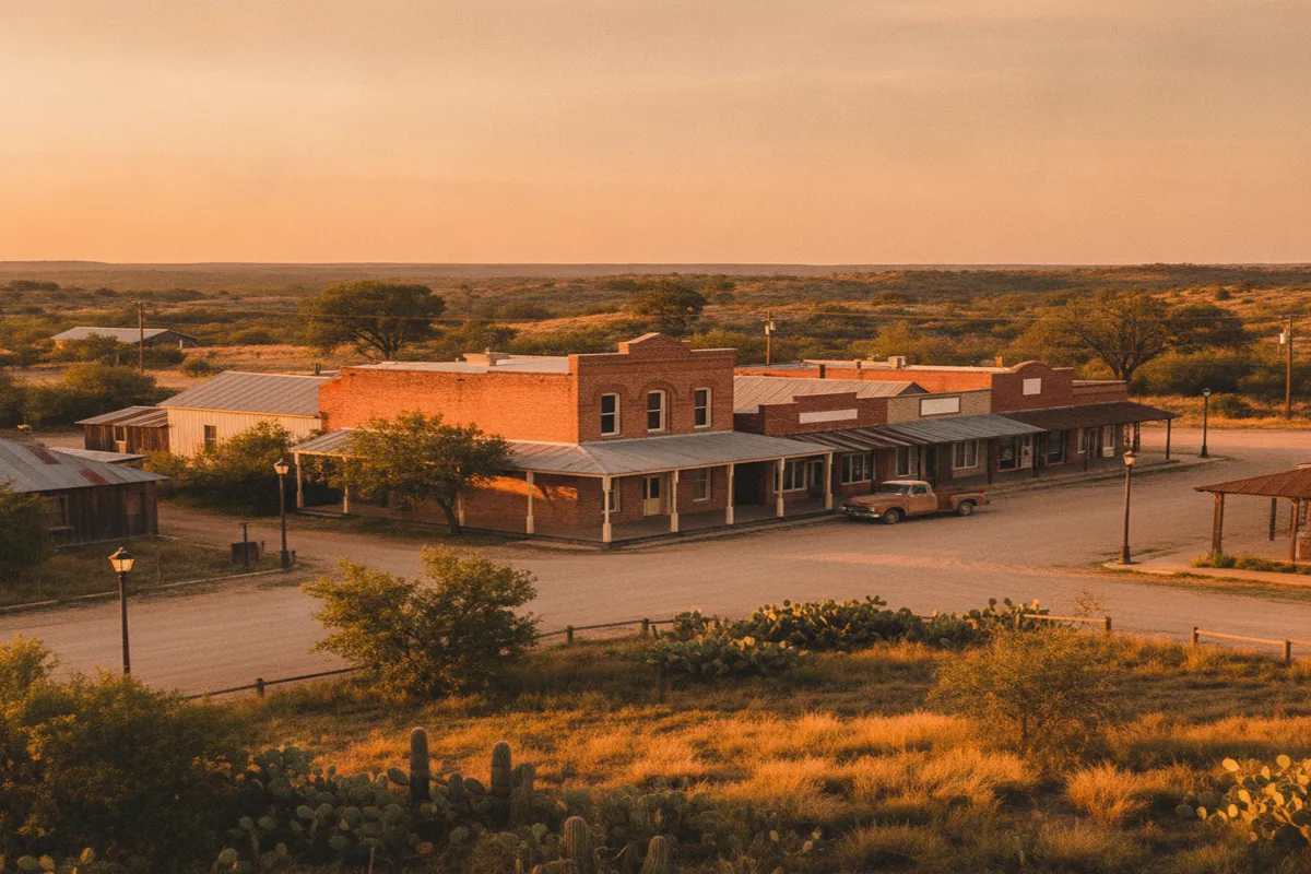 Public restroom locations mapped in Giles, Texas — 1 facility across the city