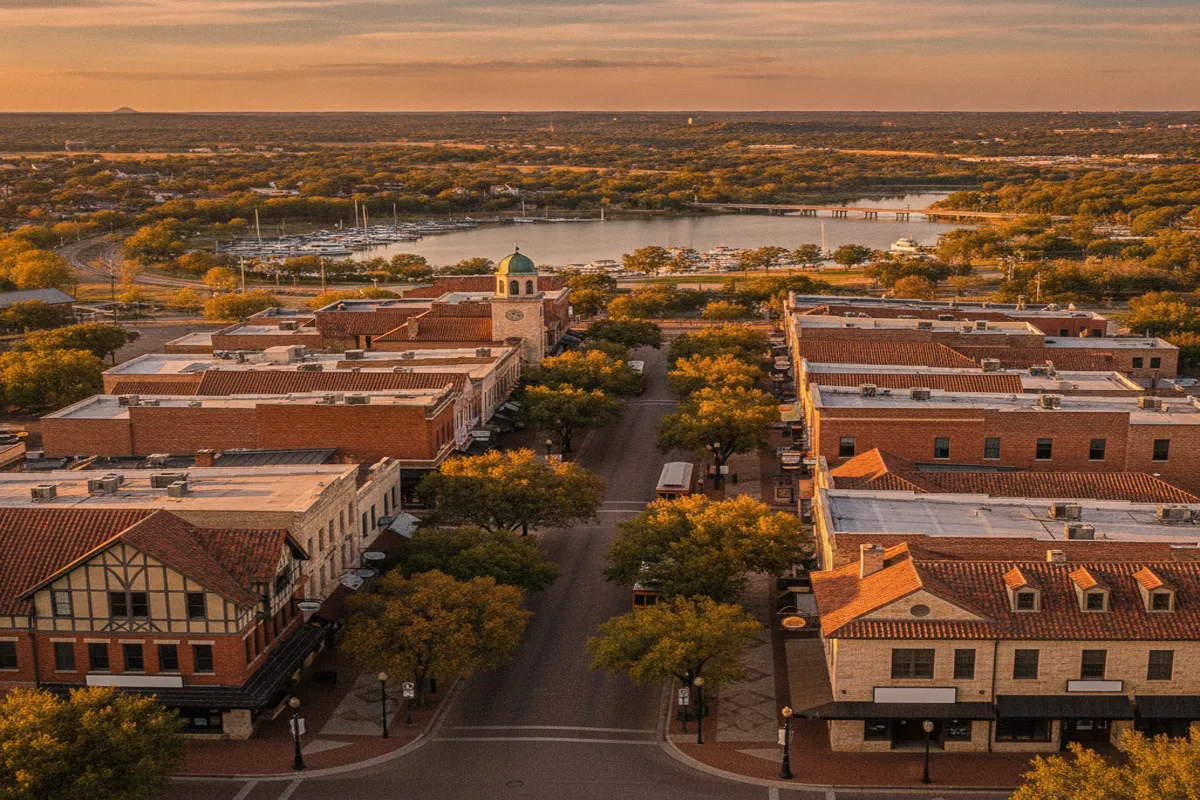 Public restroom locations mapped in Grapevine, Texas — 71 facilities across zip codes 75261, 76051, 76261