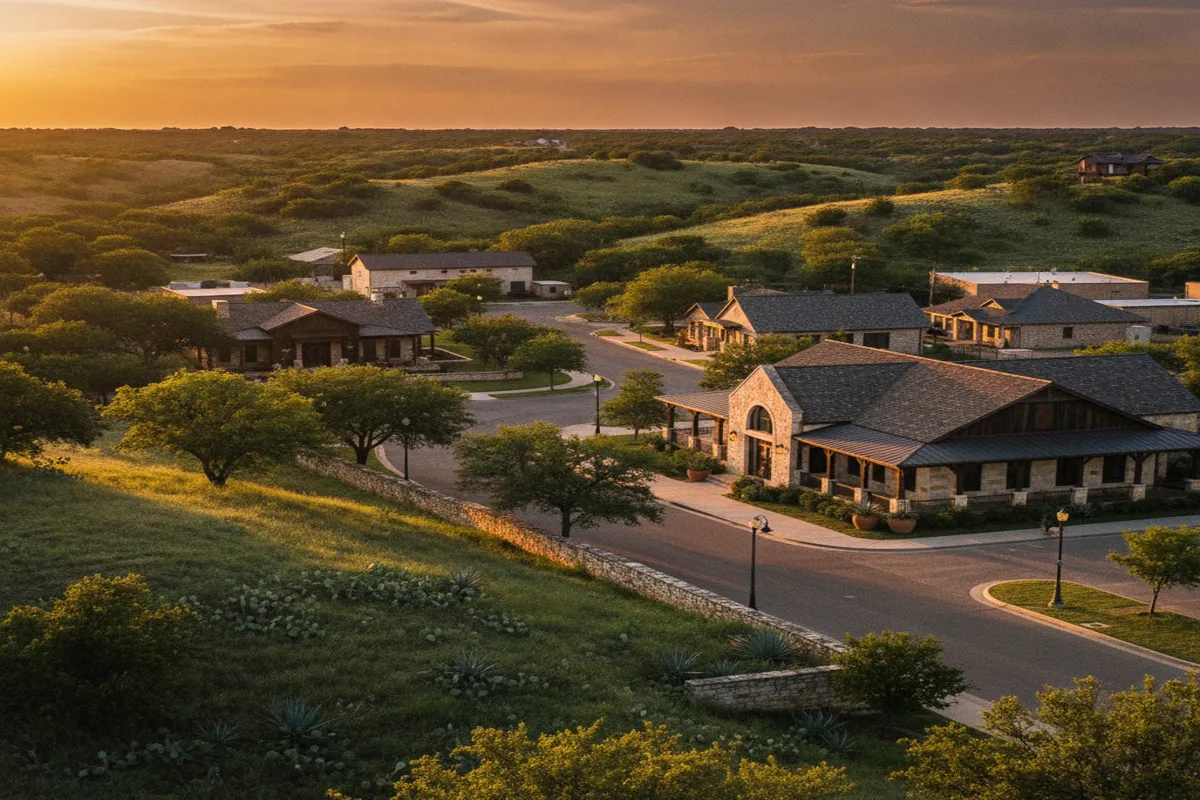 Public restroom locations mapped in Highland Village, Texas — 6 facilities across zip codes 75065, 75077