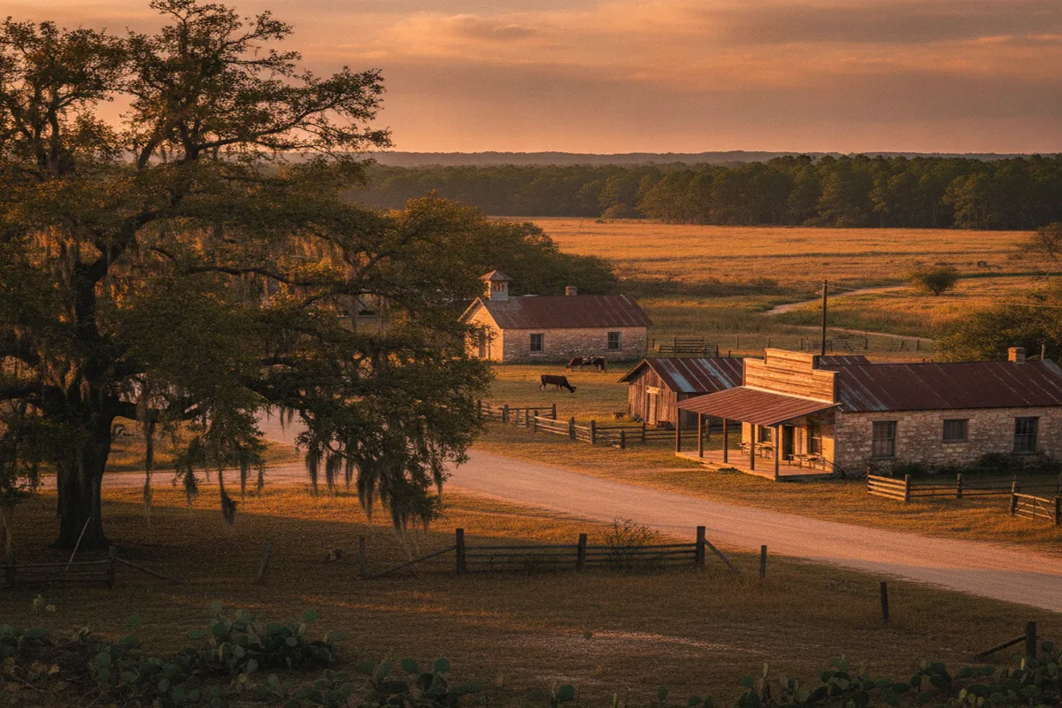 Public restroom locations mapped in Hufsmith, Texas — 4 facilities across zip codes 77375