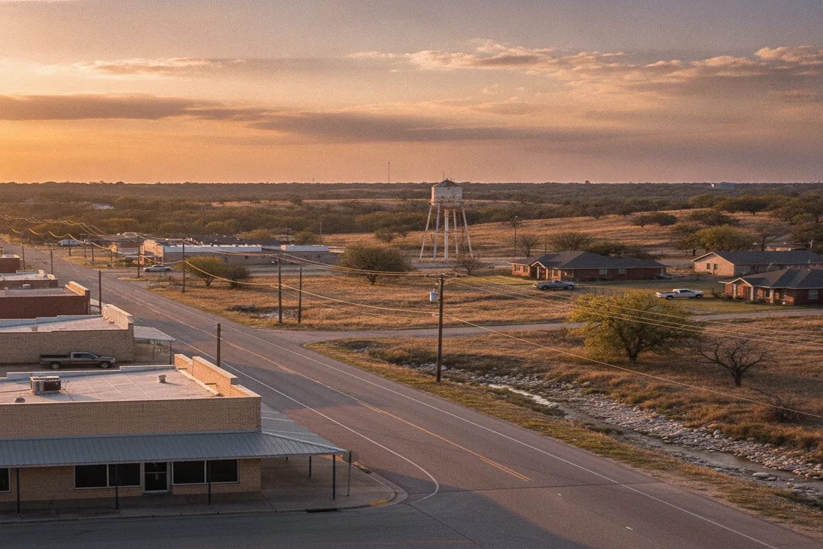 Public restroom locations mapped in Kennedale, Texas — 4 facilities across zip codes 76060