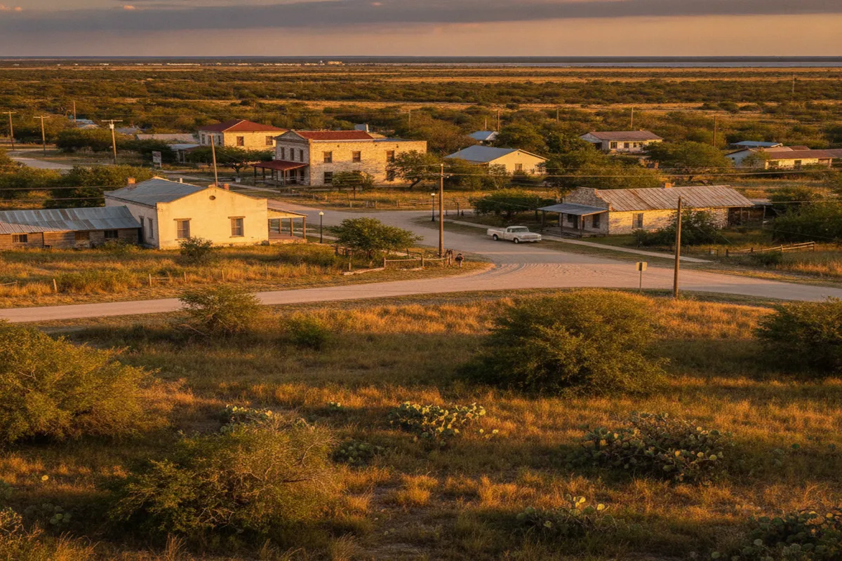 Public restroom locations mapped in Kleberg County, Texas — 4 facilities across the city