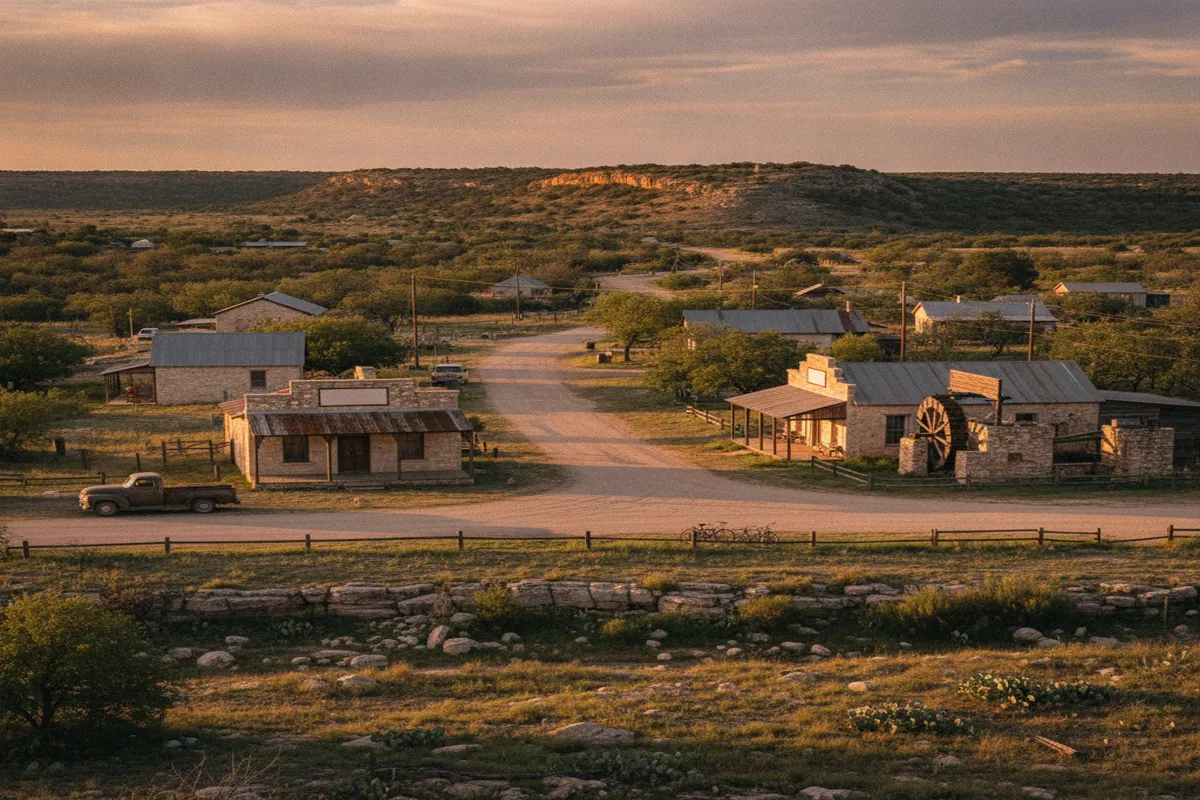 Public restroom locations mapped in Knights Bluff Landing, Texas — 12 facilities across the city