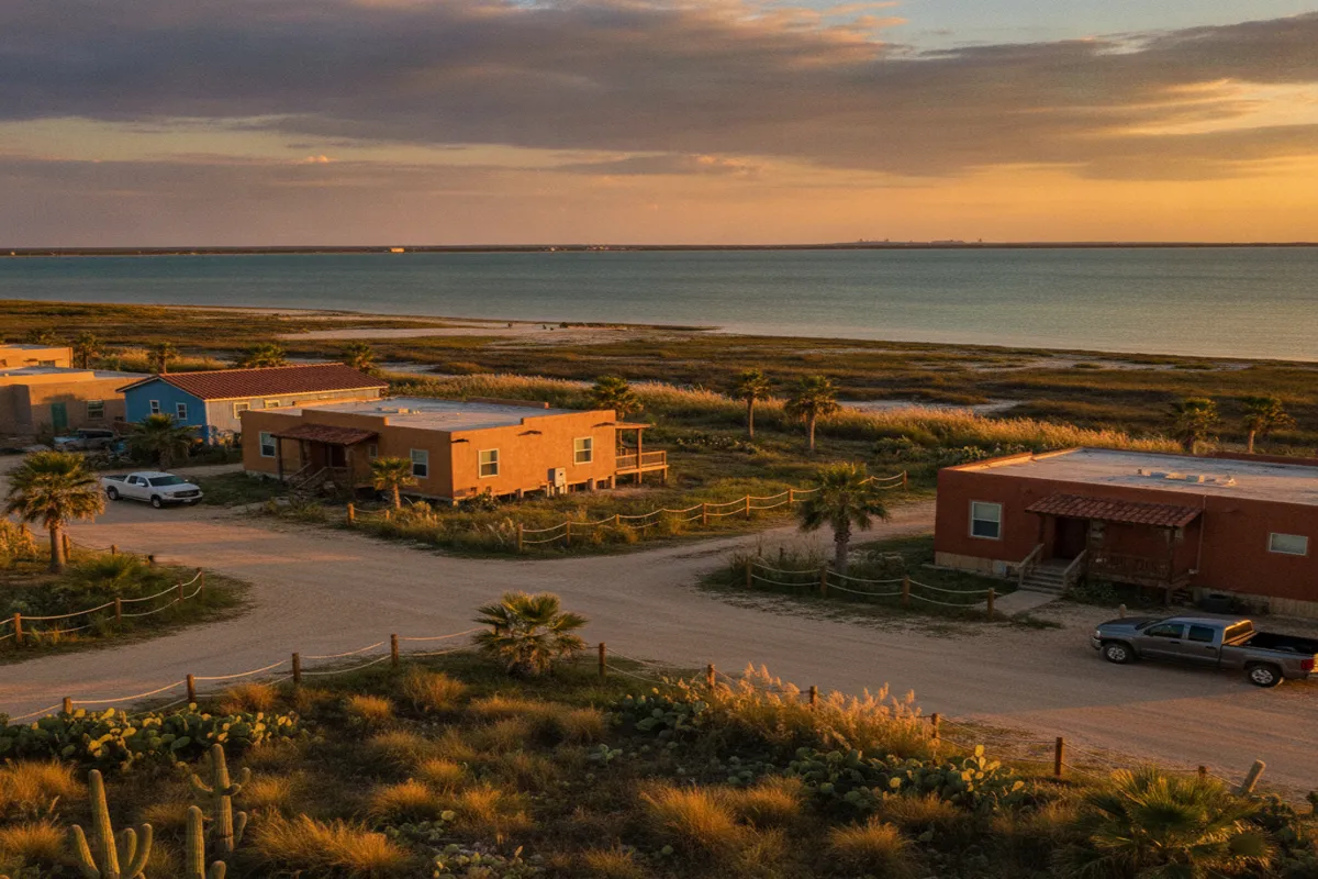 Public restroom locations mapped in Laguna Vista, Texas — 5 facilities across zip codes 78578
