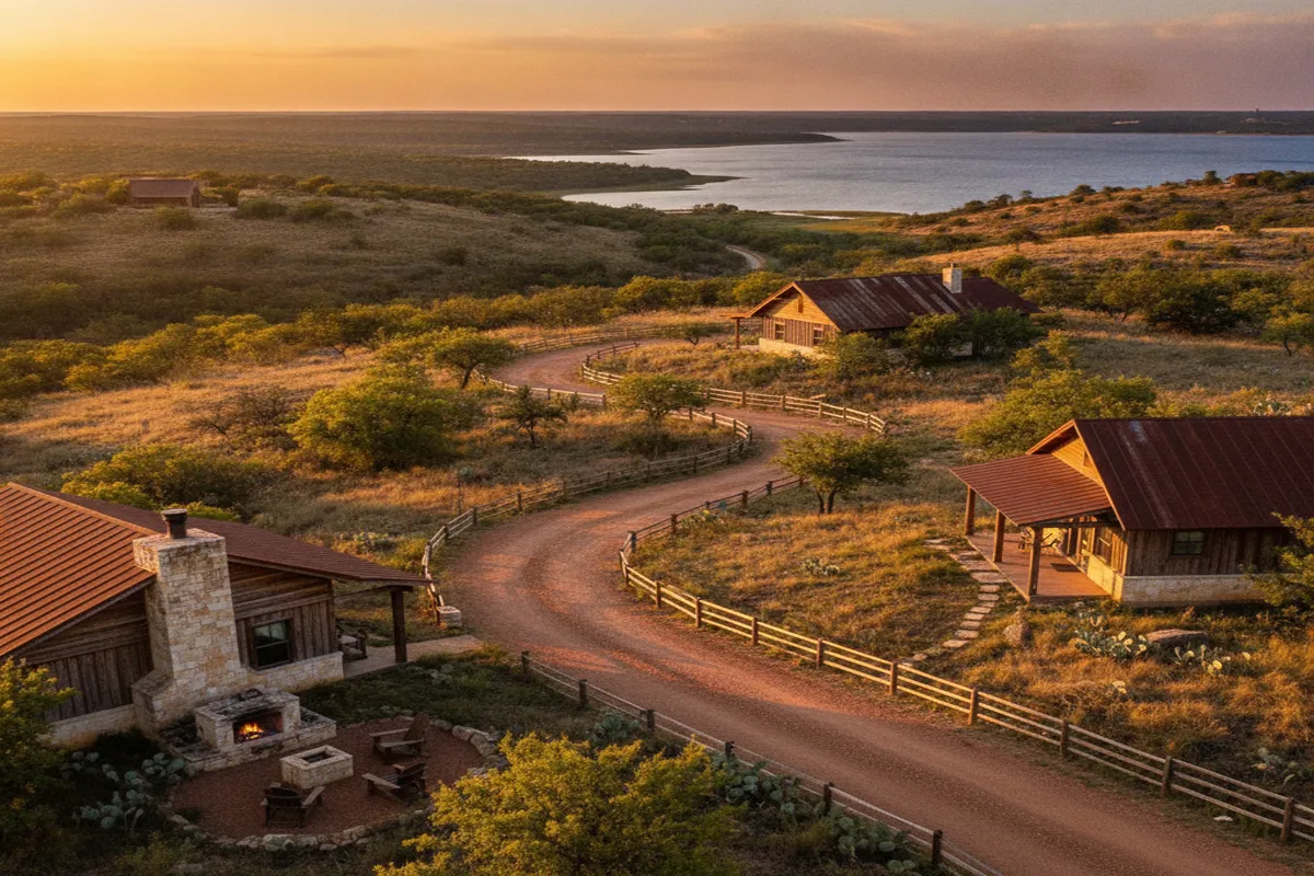 Public restroom locations mapped in Lavon Lake Lodges, Texas — 8 facilities across zip codes 75098