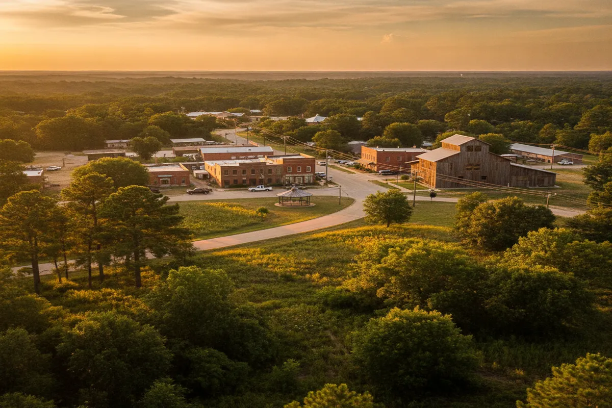 Public restroom locations mapped in Lindale, Texas — 4 facilities across zip codes 75771