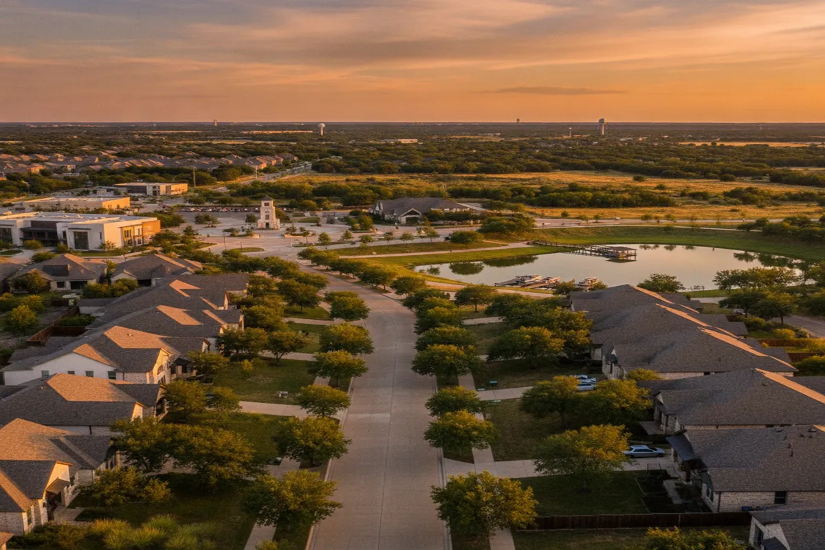 Public restroom locations mapped in Little Elm, Texas — 18 facilities across zip codes 75068